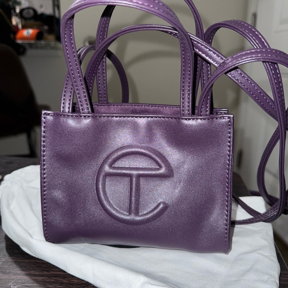 Telfar Shiny Purple Mini Bag